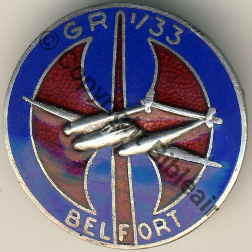 33.1  1945.53 SAL.33 GR.1.33 BELFORT  A.AUGIS ST.BARTH LYON 3Li grave Bol allonge  Dos lisse Src.dodecaedre777 182Eur(x2) 